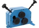 Piegatrice Manuale, 3 Rulli, Angolo Di Piegatura Di 360°, Design Compatto, Luce Blu