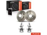 Frankberg 2X Pinze Freno + 2X Dischi Freno Posteriori Per Nissan Almera Ii N16 2000-2006