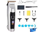 Inf Tagliacapelli Elettrico Lcd Professionale Con Lame In Acciaio, Argento