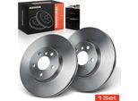 Frankberg 2X Dischi Freno Asse Anteriore Per Bmw Serie 1 F40 F45 F44 F46 F48 F39 Mini F54 F60 Anno Dal 2014