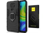Spacecase Custodia Protettiva X-Ring Per Redmi Note 9 Nero