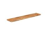 Vidaxl Piano Da Tavolo 160X30X3,8Cm Rettangolare In Legno Massiccio Acacia Bordo Albero