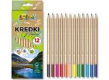 Pastelli A Matita Kolori 12 Colori Naturali Penmate
