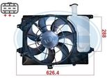 Era 352135 - Ventola Radiatore Oe 25380 3X000 Per I30 (Gd), Ceed (Jd), Ceed (Ed), Pro Ceed (Jd)