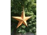 Stella 3D In Acciaio Inox Da Appendere Stella 3D - 40 Cm