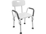 Sessamen-Lp Sedia Da Doccia Sgabello Da Bagno Regolabile In Altezza Sgabello Da Doccia Sedile Da Bagno Ausilio Da Bagno Ausilio Da Doccia Con Bracciolo E Schienale