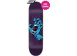 SK8 Board Santa Cruz Team Screaming Hand - Viola - 8,375