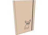 Blocco Note Bee-Bee A5 Liscio, Bulldog Beige - Soft Touch