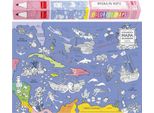 Mappa Da Colorare Xxl "Tesori Dei Caraibi"" Monumi"