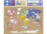 Mappa Da Colorare Xxl "Meraviglie Del Mondo"" Monumi"