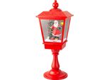 Lanterna Led Lumineo Rosso Babbo Natale Musica Mobile