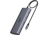 Hub Usb-C Ugreen Cm639, 2X Hdmi, 3X Usb, Usb-C, Sd/Tf, Rj45, Pd 100W, 8K