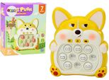 Pop-It Fox Console Arcade 7 Modalità Di Gioco Giallo Sensoriale