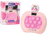 Gioco Pop-It Wac A Mole Unicorno Luci Suoni Rosa Sensoriale