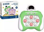 Gioco Sensoriale Space Pop It A Batteria Suoni Luminosi Verde