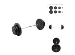 Vidaxl Barra Per Curl Con Pesi 60 Kg - Manubri E Pesi