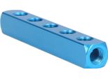 Splitter Del Blocco Del Collettore Pneumatico, Splitter Del Blocco Del Collettore Del Tubo Dell'aria, Splitter Del Blocco Di Alluminio, Blocco Di Distribuzione Dell'aria Del Collettore, Raccordo Del Collettore Pneumatico, Raccordo In Linea Del Tubo Dell'aria Pneumatico
