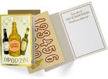 Biglietto Di Compleanno B6 - Numeri Intercambiabili, Biglietto Commemorativo