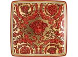 Rosenthal Versace Ciotola Quadrata Piatta Medusa Garland Red, Porcellana, 12 Cm, 11940-409958-15253