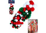 Pompom Di Natale Pompon Acrilici Colorati 100 Dpcraft