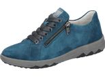 WaldläUfer H-Teresa, Scarpa Sportiva Da Donna Con Lacci In Blu, Misura 7