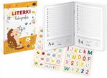 Libro Da Colorare Interdruk Calligrafia Lettere + Stickers Imparare A Scrivere Lettere