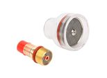 Set Torcia Wp, Accessori Torcia Wp, Ciotola Vetro Torcia Wp, Pinza Wp, Lente Gas Wp