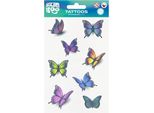 Tatuaggio Farfalla 10X18 Cm Sticker Boo 540445