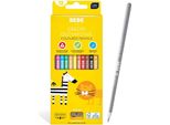 Pastelli A Matita Con Temperino 12 Colori Bb Kids Interdruk