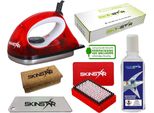 Skinstar Set Iniziale Di Cera Da Sci Spazzola Di Ferro Per Cera Naturale Pulitore Di Cera 6Pcs