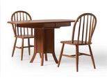 Set Da Pranzo In Legno Sala Da Pranzo Tavolo Sedie 3Pcs Marrone Angolo Pranzo Barocco
