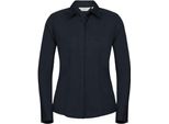Russell Collection - Camicia Formale Da Donna A Maniche Lunghe PC5757 (42 De) (Blu Scuro)