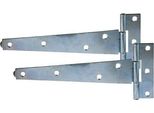 Timco - Coppia Di Cerniere A T Leggere - Zinco (Dimensioni 25,4 Cm - 1 Pezzo Ciascuna)