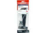 Timco - Coppia Di Cerniere A T Medie - Nero (Misura 10" - 1 Cad.)"