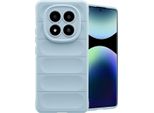 Xiaomi Redmi Note 14 Pro Plus Sleeve - Silicone - Imoshion Custodia Morbida/Copertura Posteriore - Blu Chiaro