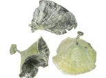 Kalix Funghi Verdi, Lavati In Bianco, 100 Pezzi - Articoli Decorativi Per Fiori Secchi Accessori Per Bricolage, 100 Pezzi