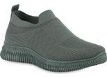 Van Hill Scarpe Sportive Da Donna Slip On Scarpe Sportive In Maglia Con Suola Profilata 841676, Colore: Verde Oliva, Taglia: 37