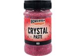 Pentart Crystal Paste Pasta Di Cristallo Artigianale Broccato Rosso 100 Ml