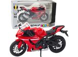 Moto In Metallo Con Suoni E Luci 1:12