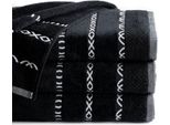 Asciugamano Gino 50X90 Nero 550G 100% Cotone