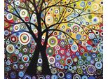 Pittura Per Numeri Brushme 40X50 Cm Albero Della Fortuna