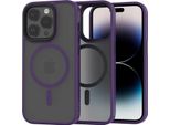 Custodia Magnetica Per Magsafe Spacecase Hybrid Mag Per Iphone 14 Pro Viola