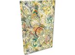 Note A5 Kratka Soft Touch Paisley Oro