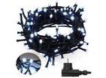 Jayseuw Luci Fiabesche 10M 100LED 8 Modalità Di Luce Luci Fiabesche Per Festa Natale Matrimonio Decorazione, Bianco Freddo