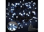 Jayseuw Luci Fiabesche 20M 200LED 8 Modalità Di Luce Luci Fiabesche Per Festa Natale Matrimonio Decorazione, Bianco Freddo