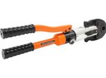 Pinze Idrauliche Per La Pressatura Di Tubi - Manuale - Forza Di Pressatura 10 T - 10 Coppie Di Ganasce Di Pressatura V/M 12-28 Mm - Pressatura Esagonale - Con Valigetta - Arancione