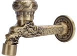 G1/2 Rubinetto Dell'acqua A Parete In Ottone Antico Singolo Rubinetto Dell'acqua Fredda Per La Lavatrice Del Bagno