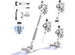 Aspirapolvere Senza Fili Teendow V08 Pro - Potenza 250 W, Aspirazione 25.000 Pa, Autonomia Di 35 Minuti, Peso 2,85 Kg - Bianco