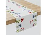Runner Da Tavola Natalizio 38X160 Fiori Di Campo Primavera