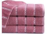 Asciugamano Gino 30X50 Rosa 550G 100% Cotone